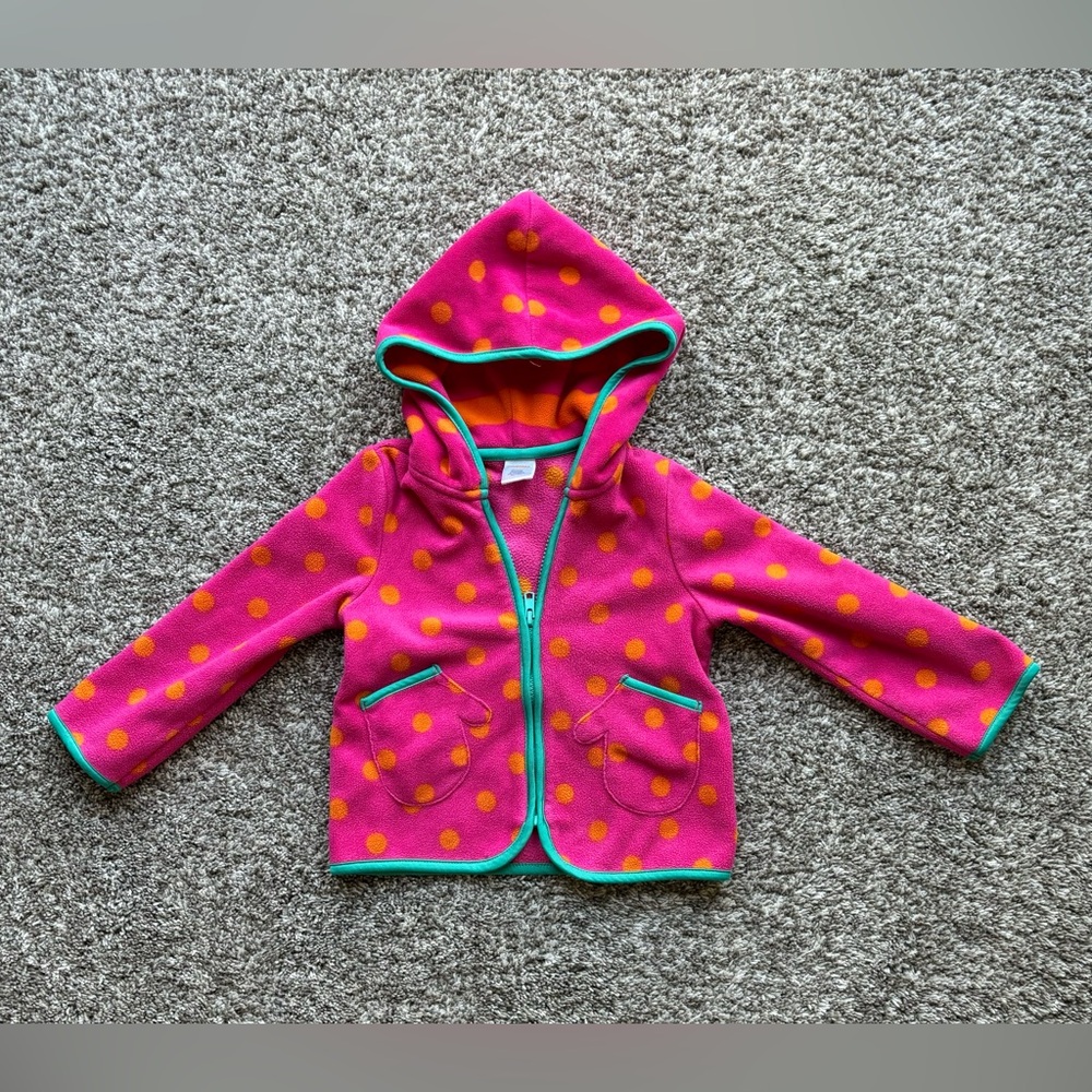 Gymboree girls zip up hoodie Sz 2T-3T EUC